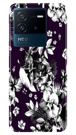 white flowers Case for iQOO Neo 6 5G