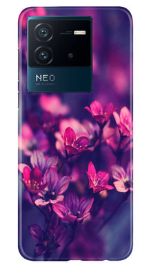 flowers Mobile Back Case for iQOO Neo 6 5G (Design - 25)