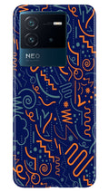 Line Art Baground Case for iQOO Neo 6 5G