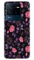 Rose Black Background Case for iQOO Neo 6 5G