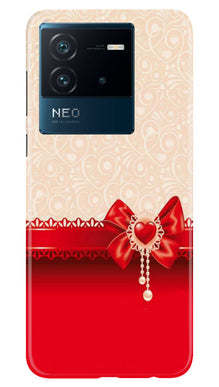 Gift Wrap3 Mobile Back Case for iQOO Neo 6 5G (Design - 36)