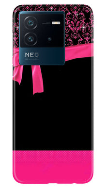 Gift Wrap4 Mobile Back Case for iQOO Neo 6 5G (Design - 39)