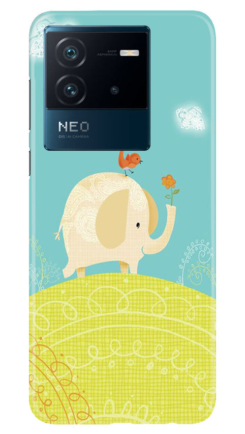 Elephant Painting Case for iQOO Neo 6 5G
