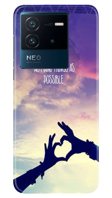 Fall in love Mobile Back Case for iQOO Neo 6 5G (Design - 50)