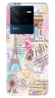 Paris Eiftel Tower Mobile Back Case for iQOO Neo 6 5G (Design - 54)