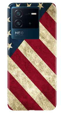 America Mobile Back Case for iQOO Neo 6 5G (Design - 79)
