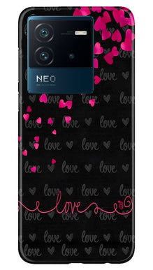 Love in Air Mobile Back Case for iQOO Neo 6 5G (Design - 89)