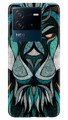 Lion Mobile Back Case for iQOO Neo 6 5G (Design - 97)