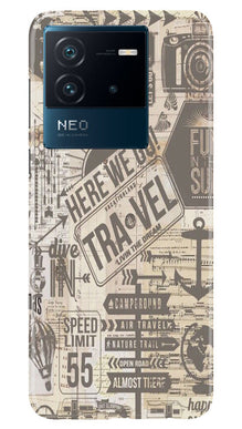 Travel Mobile Back Case for iQOO Neo 6 5G  (Design - 104)