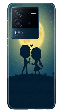 Love Couple Mobile Back Case for iQOO Neo 6 5G  (Design - 109)