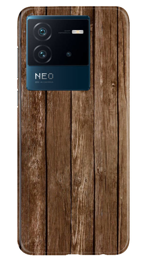 Wooden Look Case for iQOO Neo 6 5G  (Design - 112)