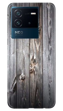 Wooden Look Mobile Back Case for iQOO Neo 6 5G  (Design - 114)
