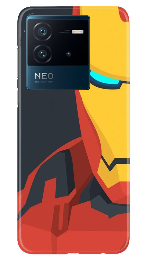 Iron Man Superhero Case for iQOO Neo 6 5G  (Design - 120)