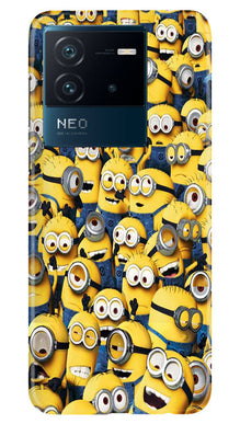 Minions Mobile Back Case for iQOO Neo 6 5G  (Design - 126)