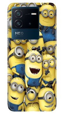 Minions Mobile Back Case for iQOO Neo 6 5G  (Design - 127)