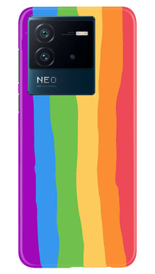 Multi Color Baground Mobile Back Case for iQOO Neo 6 5G  (Design - 139)