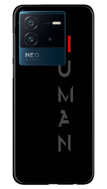 Human Mobile Back Case for iQOO Neo 6 5G  (Design - 141)