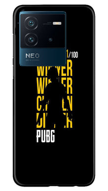 Pubg Winner Winner Mobile Back Case for iQOO Neo 6 5G  (Design - 146)