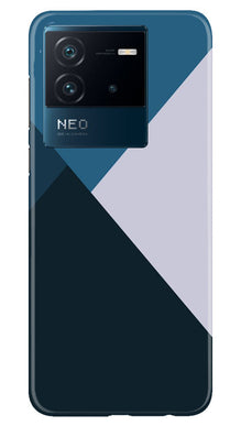 Blue Shades Mobile Back Case for iQOO Neo 6 5G (Design - 157)
