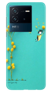 Pink Pattern Mobile Back Case for iQOO Neo 6 5G (Design - 184)