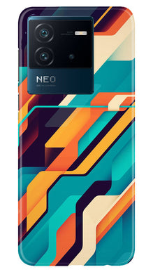 Modern Art Mobile Back Case for iQOO Neo 6 5G (Design - 201)