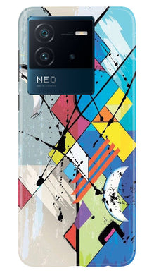 Modern Art Mobile Back Case for iQOO Neo 6 5G (Design - 203)