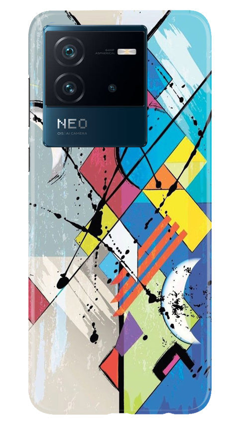 Modern Art Case for iQOO Neo 6 5G (Design No. 203)