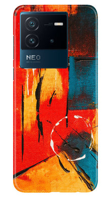 Modern Art Mobile Back Case for iQOO Neo 6 5G (Design - 207)