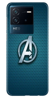Ironman Captain America Mobile Back Case for iQOO Neo 6 5G (Design - 214)
