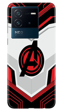 Ironman Captain America Mobile Back Case for iQOO Neo 6 5G (Design - 223)