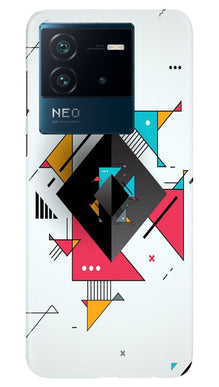 Diffrent Four Color Pattern Mobile Back Case for iQOO Neo 6 5G (Design - 244)