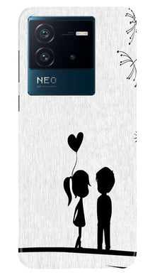 Apple Logo Mobile Back Case for iQOO Neo 6 5G (Design - 251)