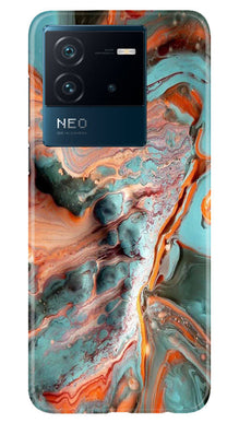 Marble Texture Mobile Back Case for iQOO Neo 6 5G (Design - 270)