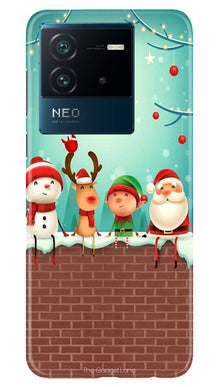 Santa Claus Mobile Back Case for iQOO Neo 6 5G (Design - 296)