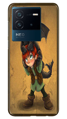 Dragon Mobile Back Case for iQOO Neo 6 5G (Design - 298)