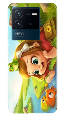Baby Girl Mobile Back Case for iQOO Neo 6 5G (Design - 301)