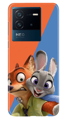 Cartoon Mobile Back Case for iQOO Neo 6 5G (Design - 306)