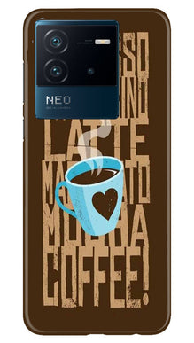 Love Coffee Mobile Back Case for iQOO Neo 6 5G (Design - 311)