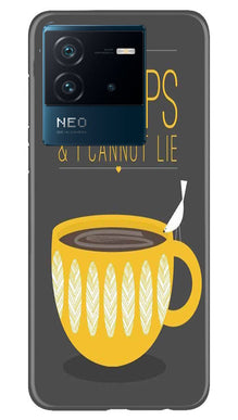 Big Cups Coffee Mobile Back Case for iQOO Neo 6 5G (Design - 312)