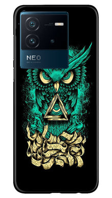 Owl Mobile Back Case for iQOO Neo 6 5G (Design - 317)