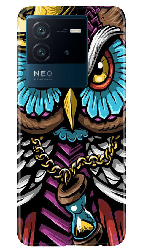 Owl Mobile Back Case for iQOO Neo 6 5G (Design - 318)