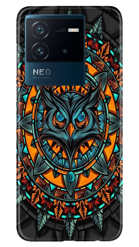 Owl Mobile Back Case for iQOO Neo 6 5G (Design - 319)