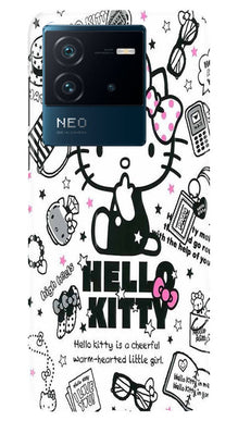 Hello Kitty Mobile Back Case for iQOO Neo 6 5G (Design - 320)