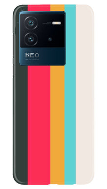 Color Pattern Mobile Back Case for iQOO Neo 6 5G (Design - 328)