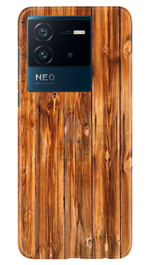 Wooden Texture Mobile Back Case for iQOO Neo 6 5G (Design - 335)