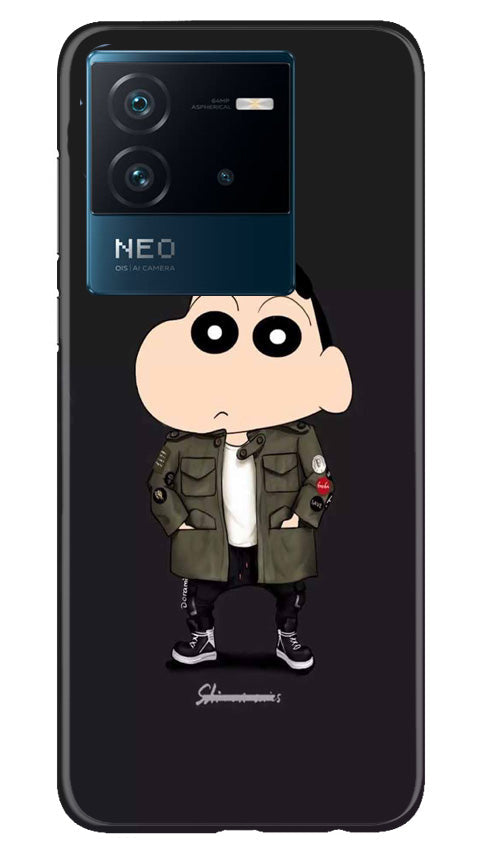 Shin Chan Mobile Back Case for iQOO Neo 6 5G (Design - 349)