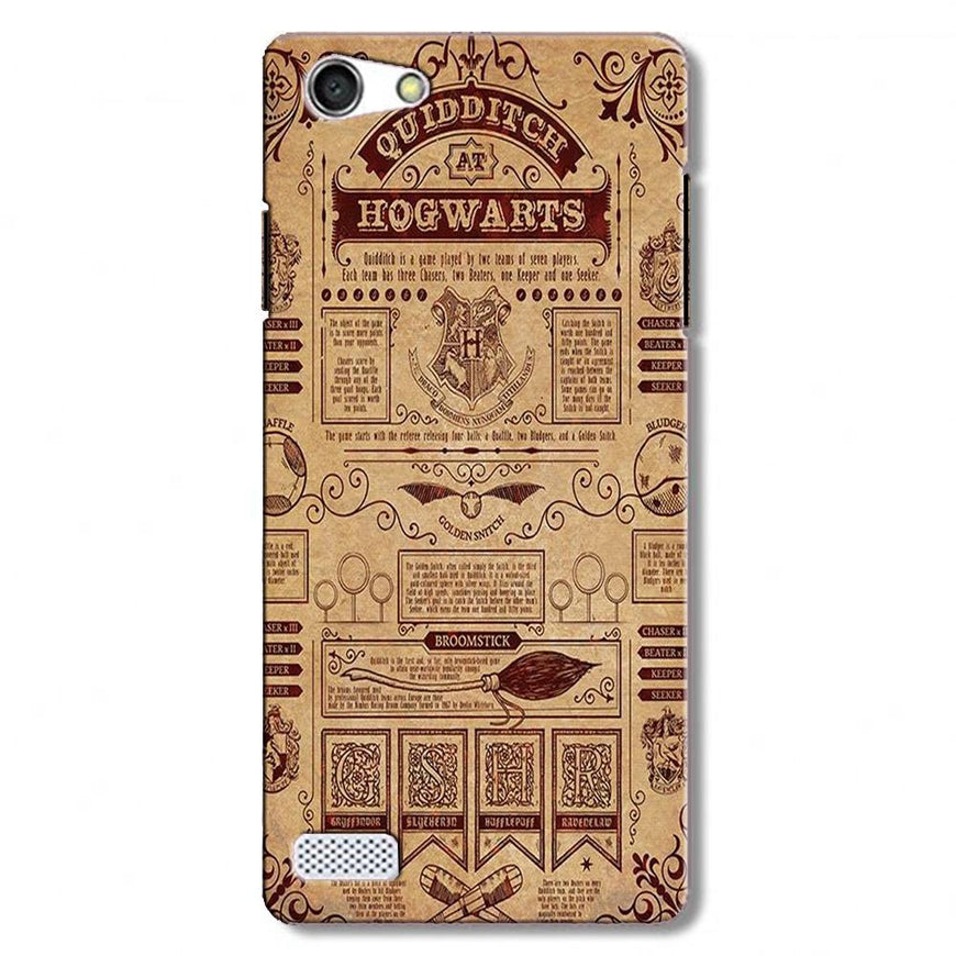 Hogwarts Mobile Back Case for Oppo A31 / Neo 5  (Design - 304)