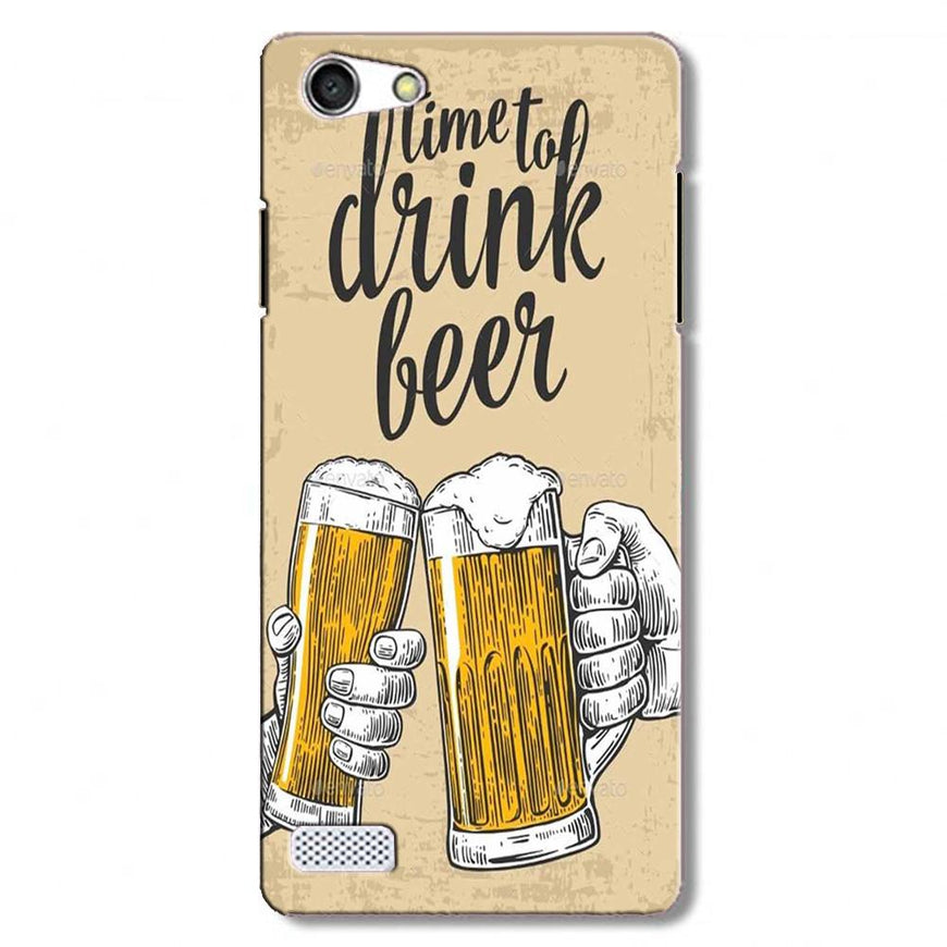 Drink Beer Mobile Back Case for Oppo A31 / Neo 5  (Design - 328)