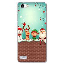 Santa Claus Mobile Back Case for Oppo Neo 7  (Design - 334)