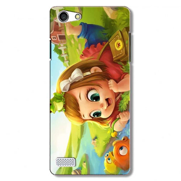 Baby Girl Mobile Back Case for Oppo Neo 7  (Design - 339)
